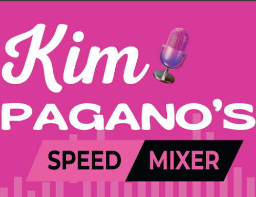 Kim Pagano's speed networking.